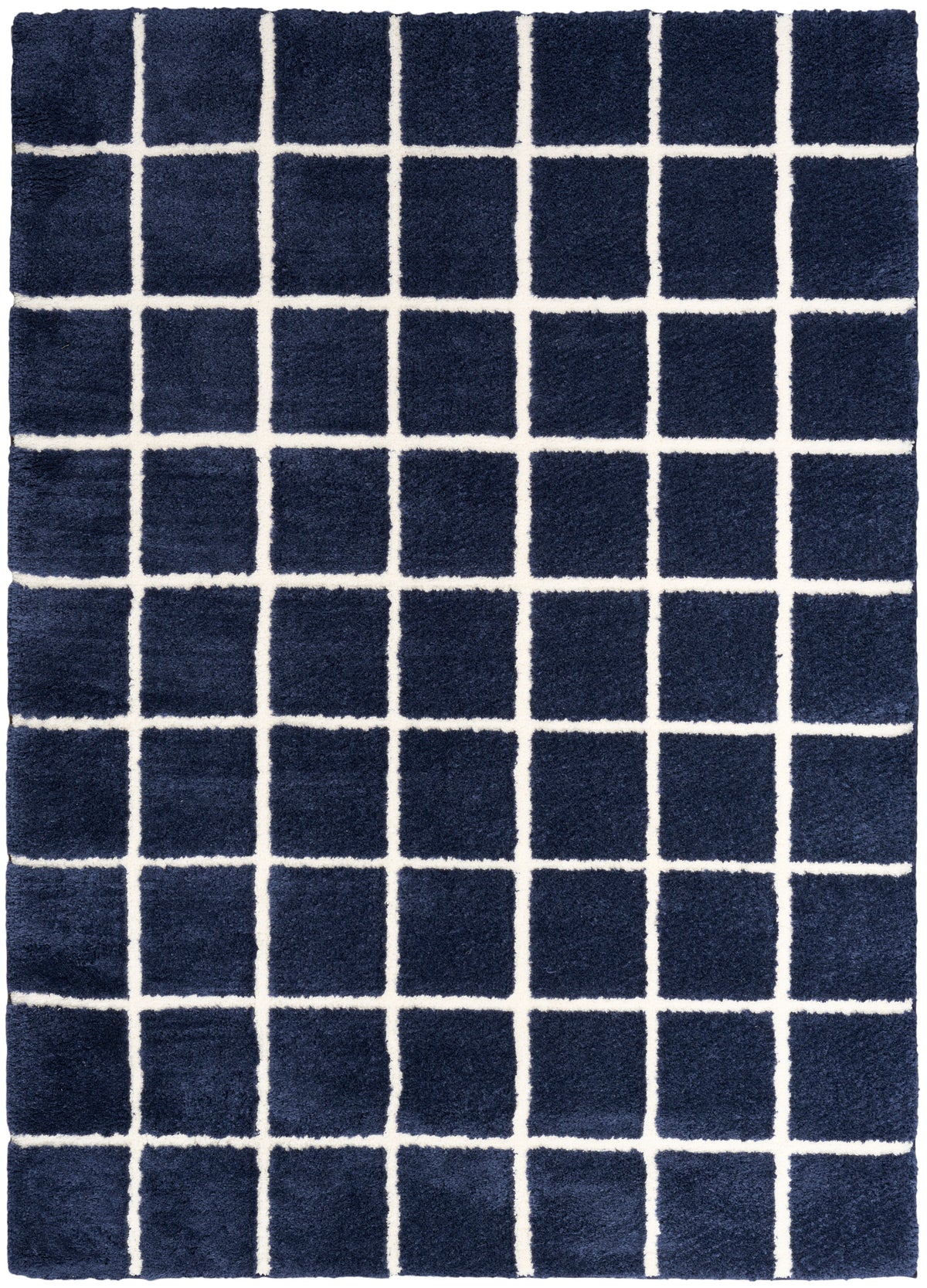West End Ave WTE01 Navy Ivory Rug