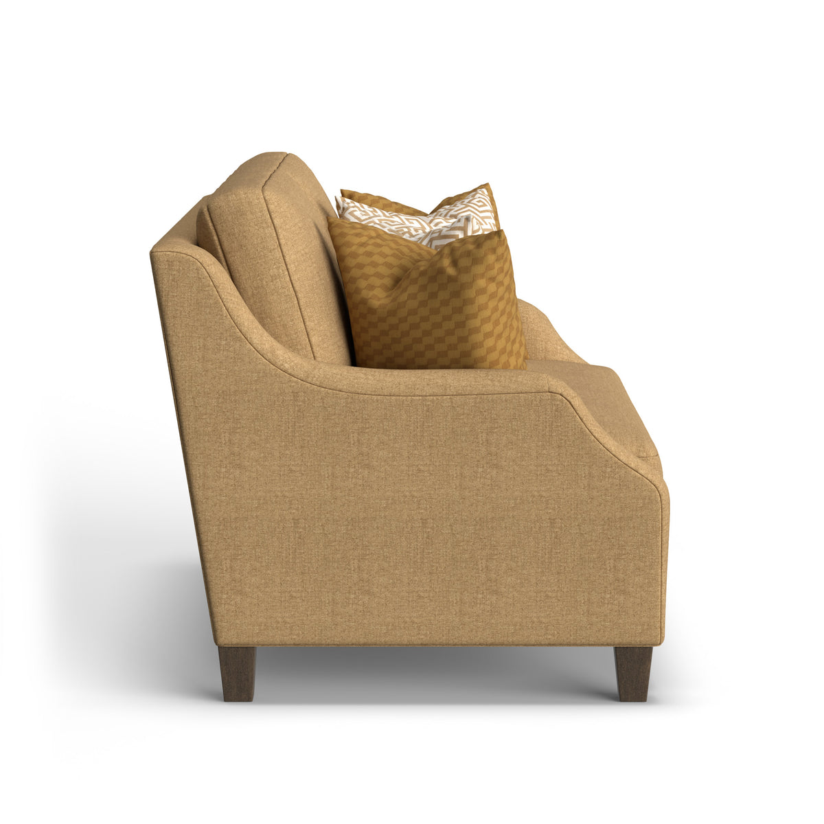 Gianna Fabric Bench Loveseat