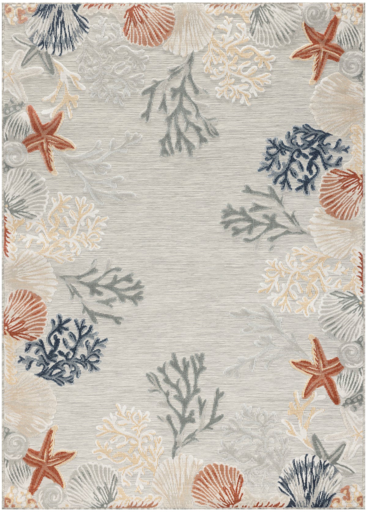Suncoast SNC04 Grey Multicolor Rug