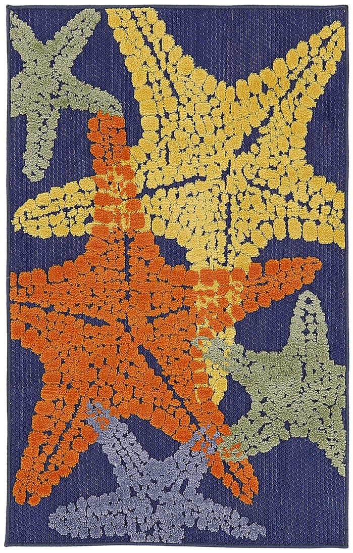 Aloha ALH28 Blue Multicolor Rug