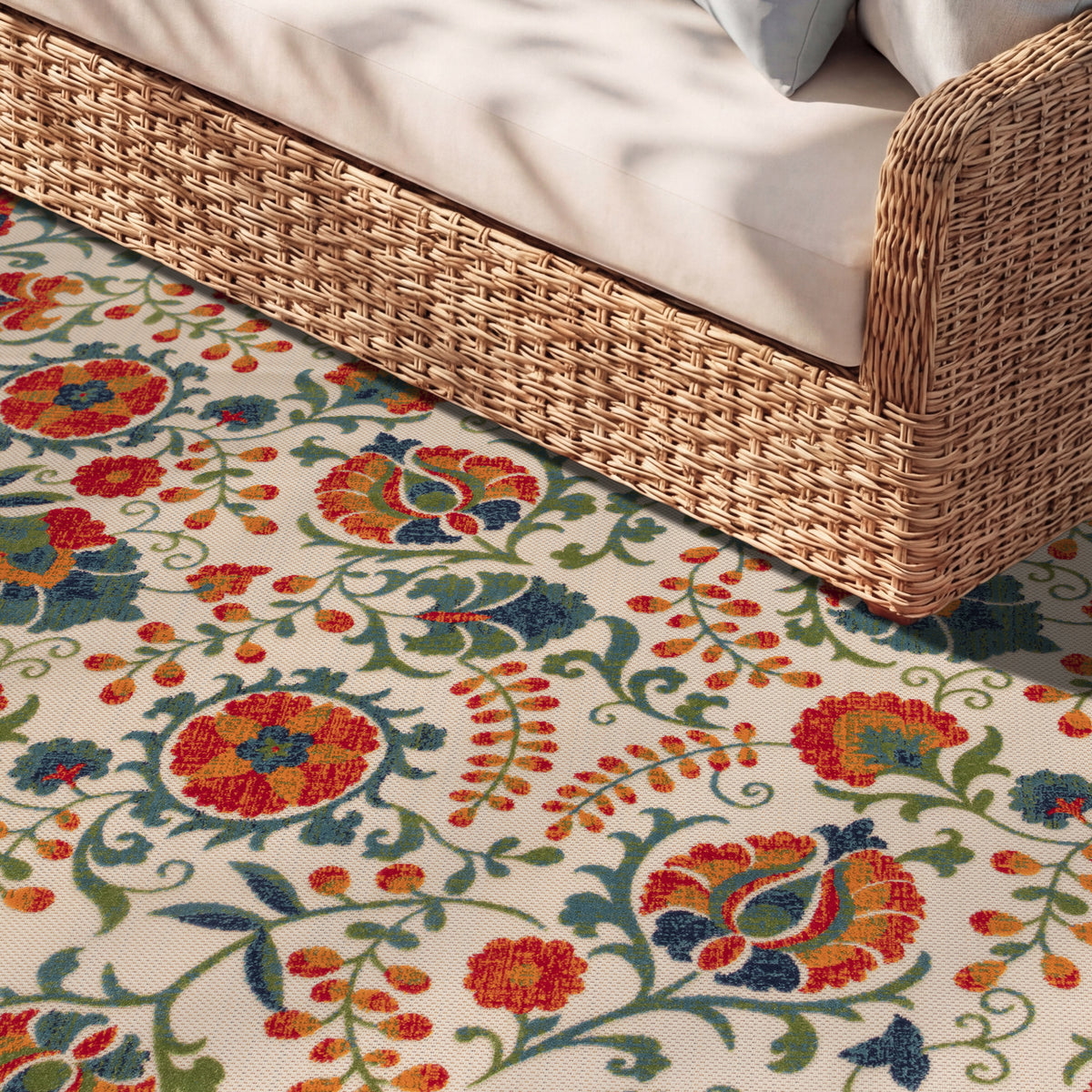 Aloha ALH17 Red Multicolor Rug