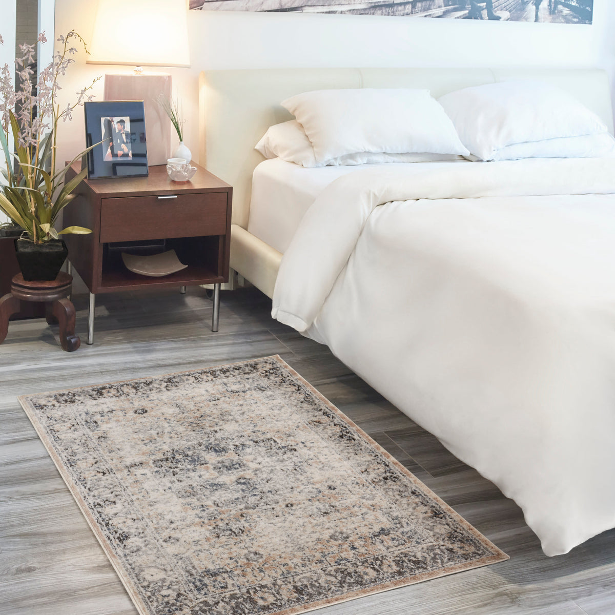Quarry QUA07 Beige Grey Rug