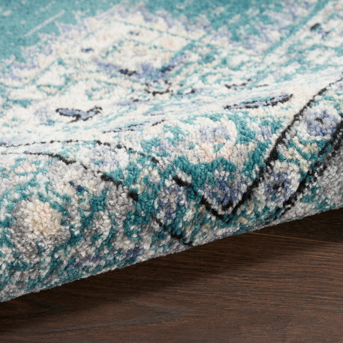 Passion PSN03 Turquoise Grey Rug