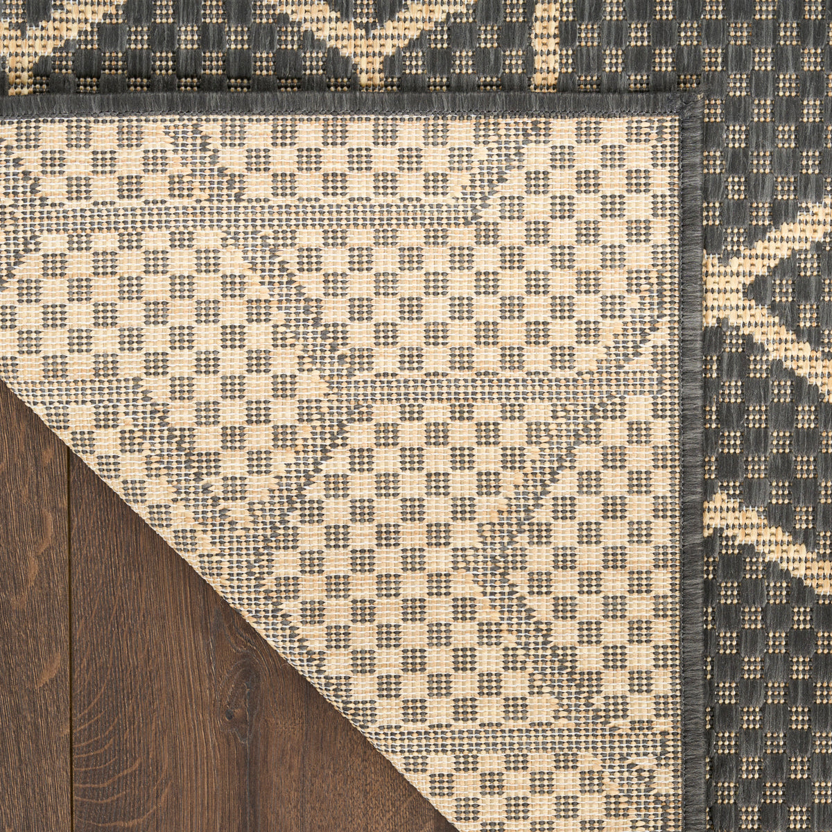 Horizon Indoor/Outdoor HOZ01 Charcoal Rug