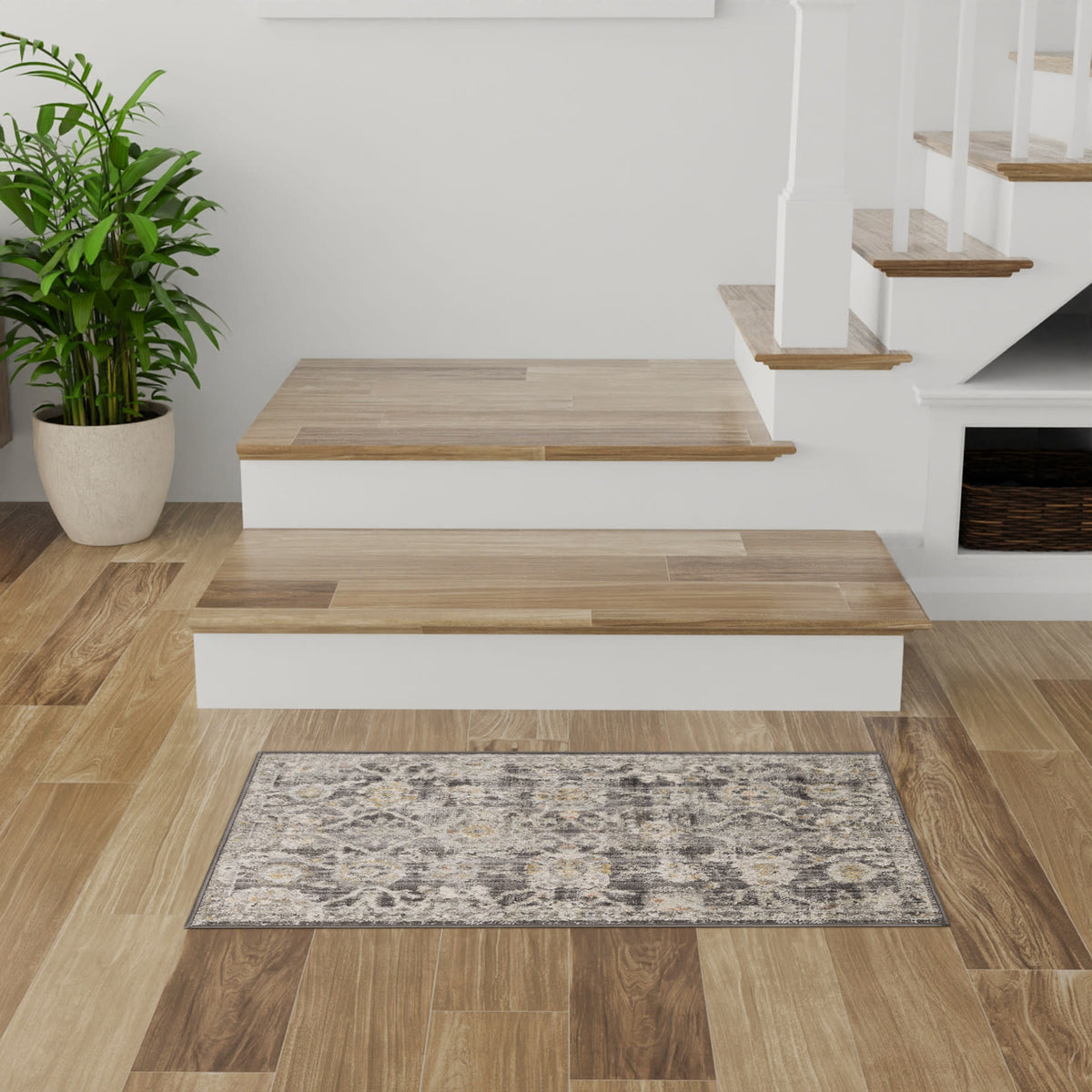 Oushak Home OUS01 Charcoal Rug
