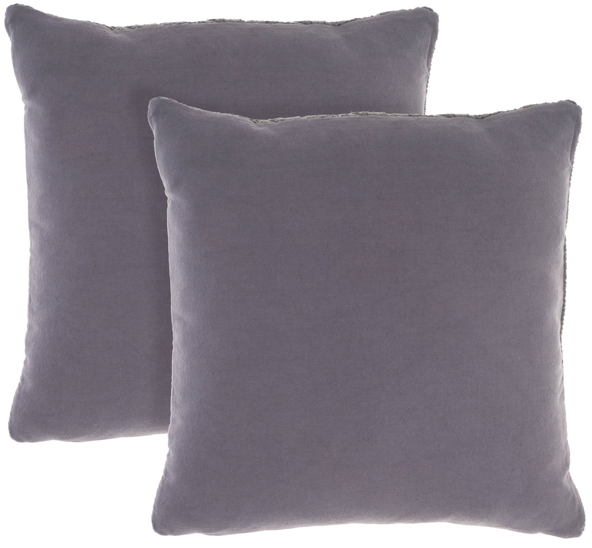 Lifestyle RC586 Charcoal 18" x 18" Set of 2 Throw Pillows