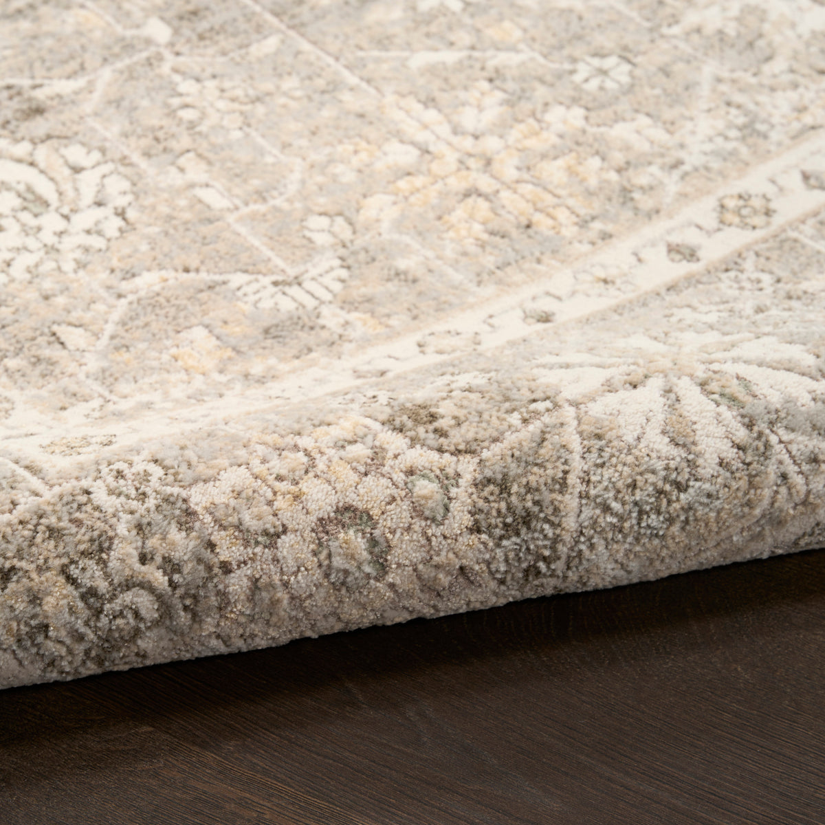 Soft Mist SMI05 Ivory Grey Rug