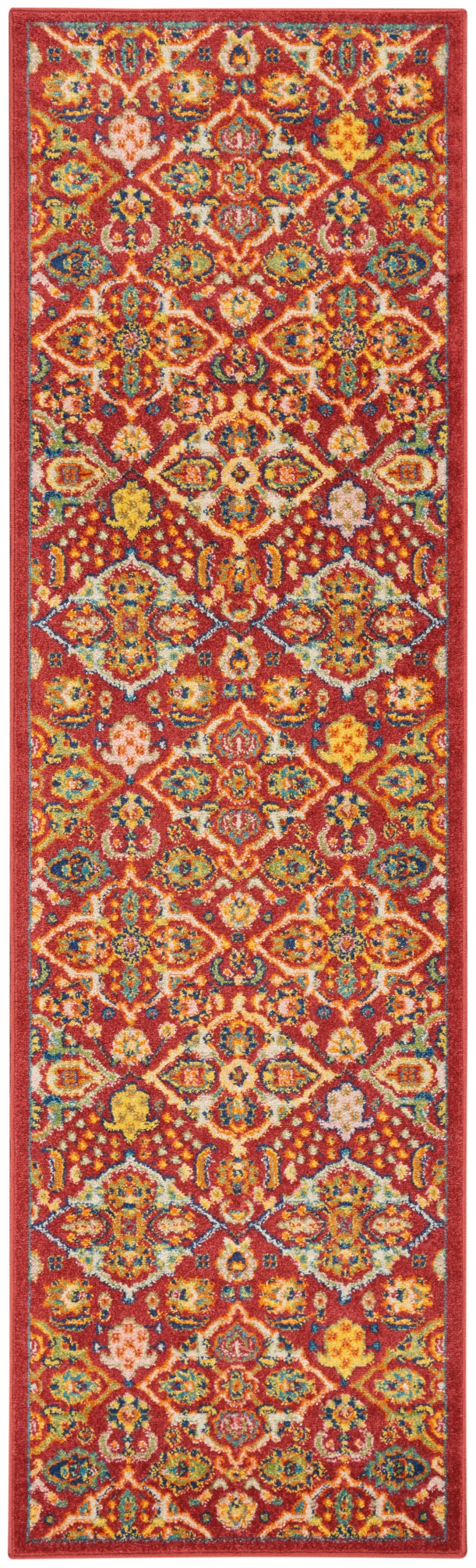 Allur ALR03 Red Multicolor Rug