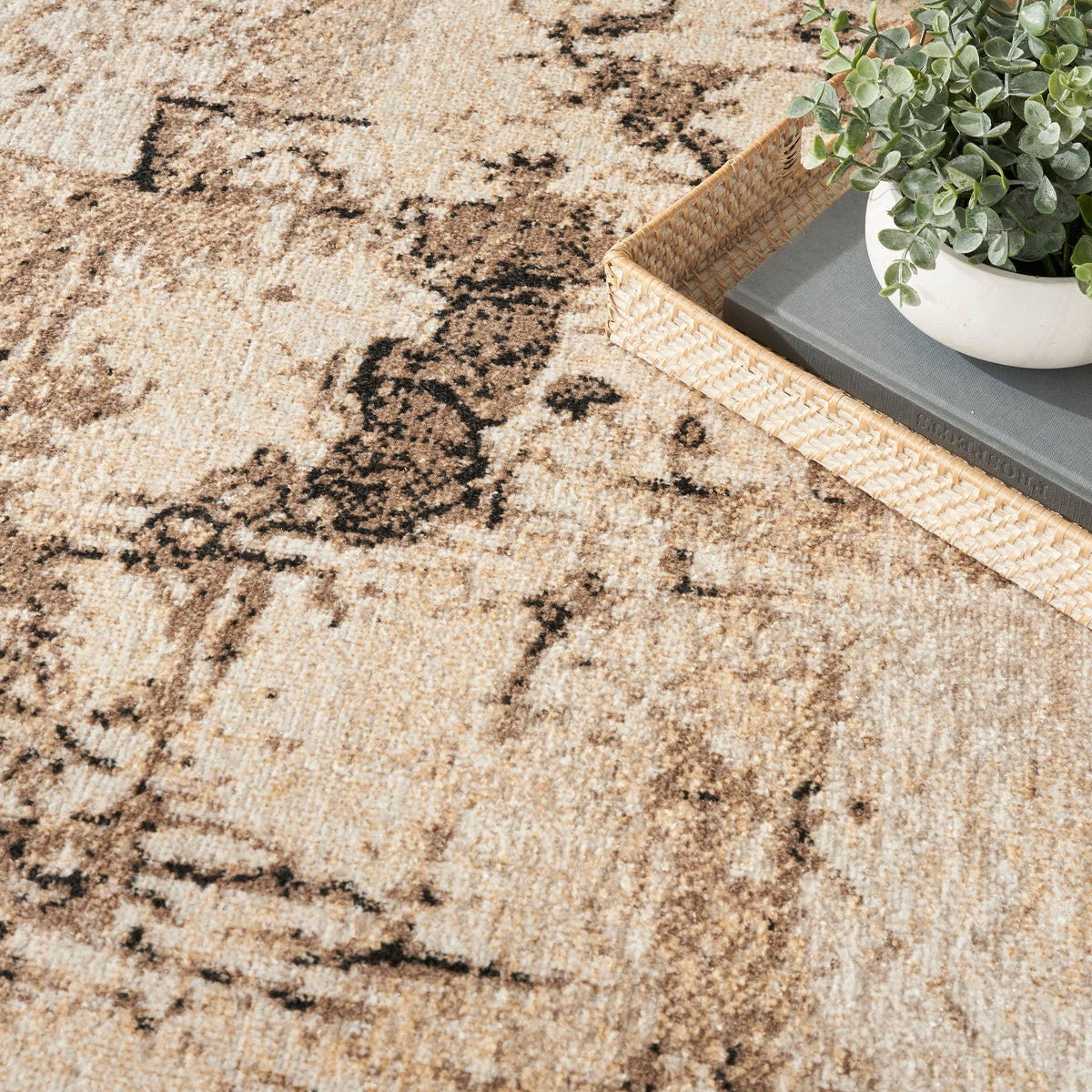 Washable Decor WSD09 Mocha Rug