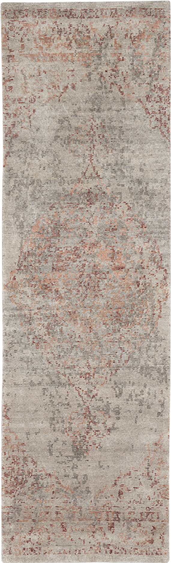 Lucent LCN07 Silver Red Rug