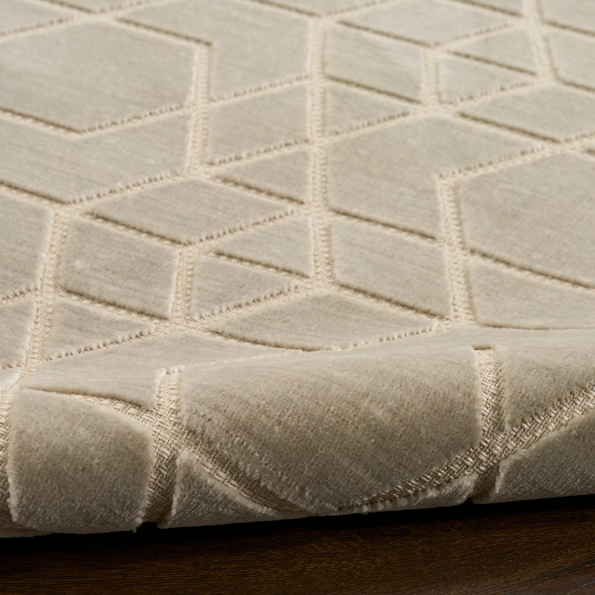Washable Charm WCH01 Silver Ivory Rug