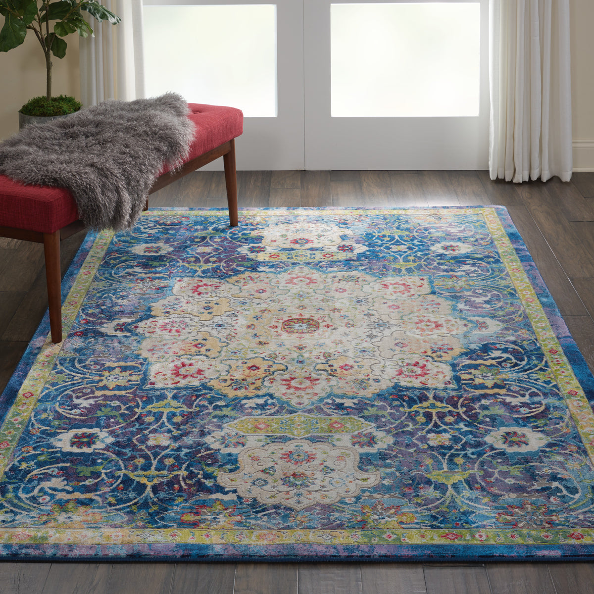 Ankara Global ANR03 Blue Rug