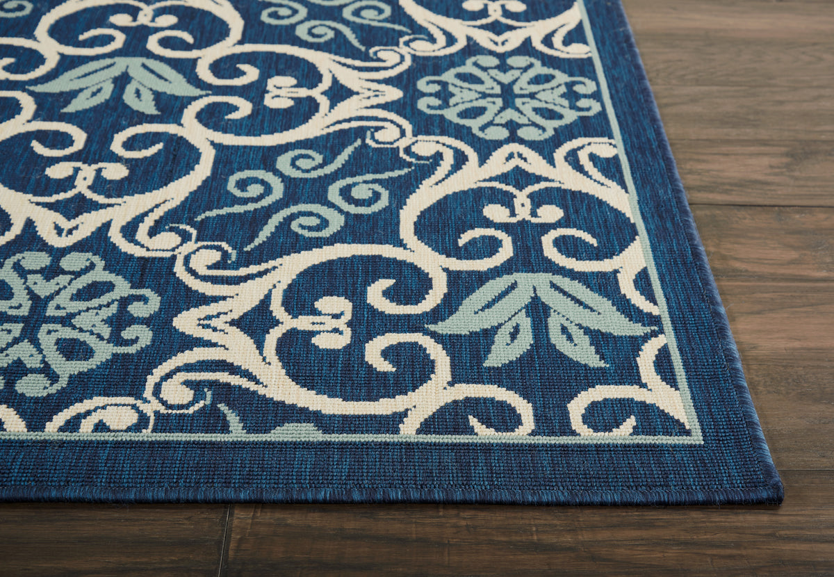 Caribbean CRB02 Navy Rug