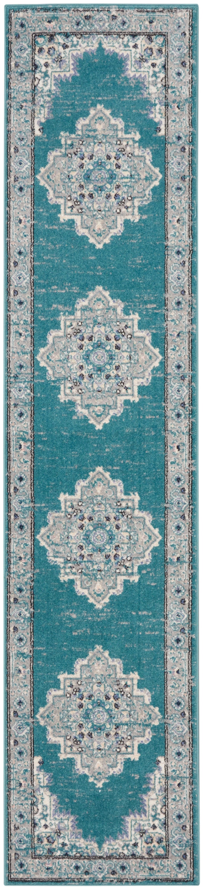 Passion PSN03 Turquoise Grey Rug