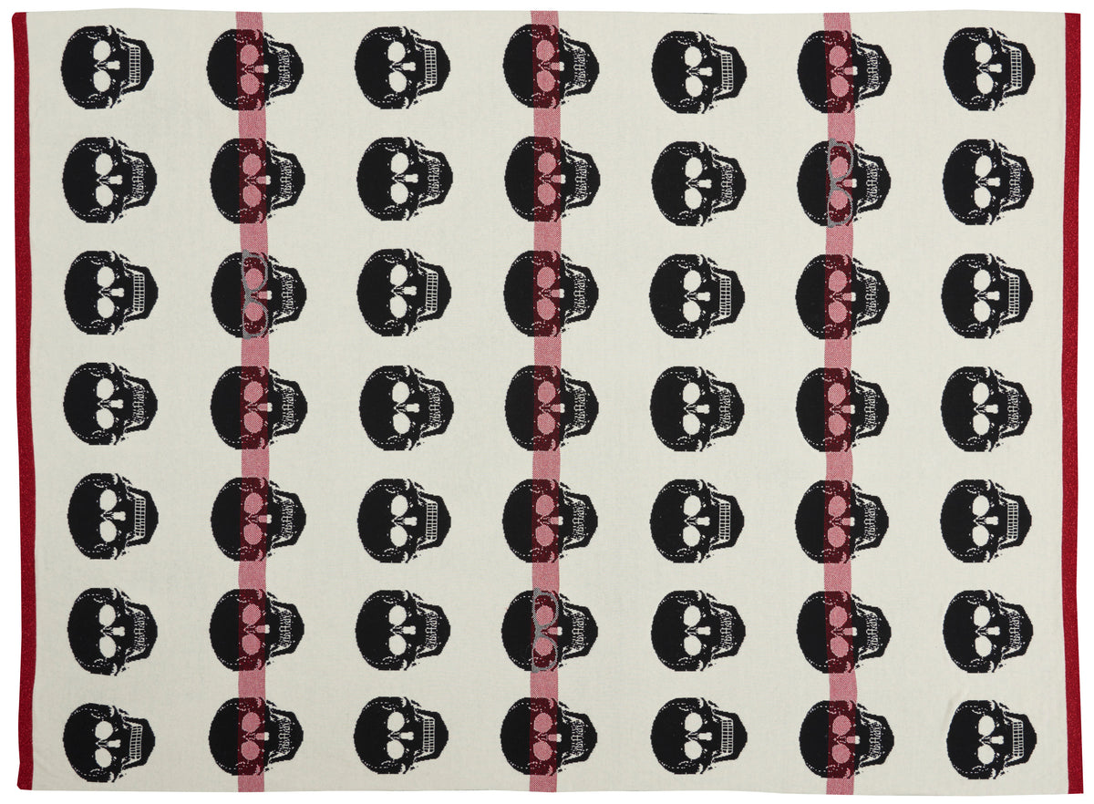 Trendy, Hip, New-Age UK204 Black/White 50" x 60" Throw Blankets