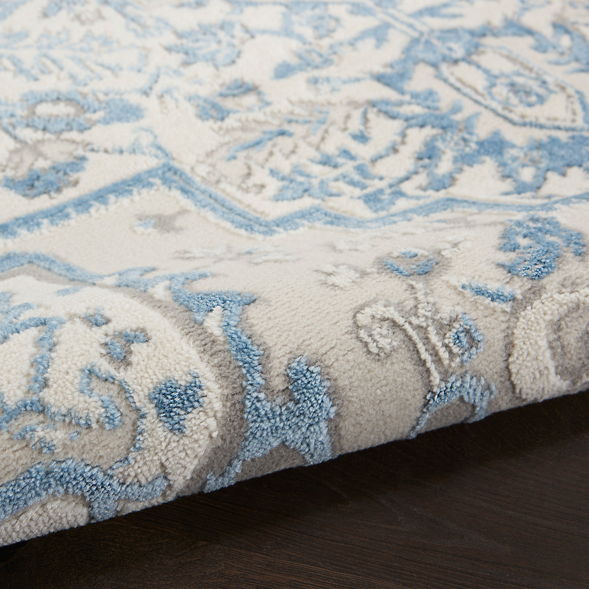 Elation ETN10 Ivory Blue Rug