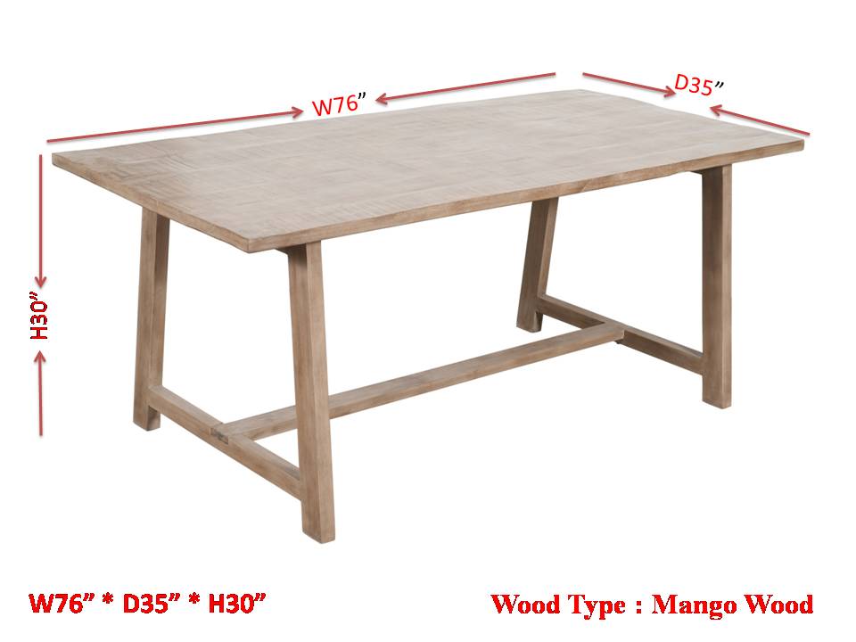 McClaren Dining Table 76''