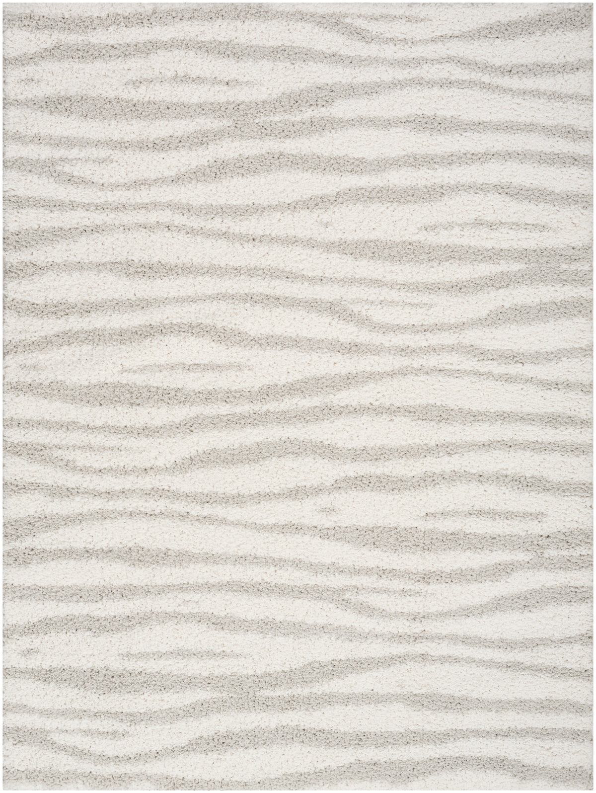 Modern Shag MMD05 Ivory Grey Rug