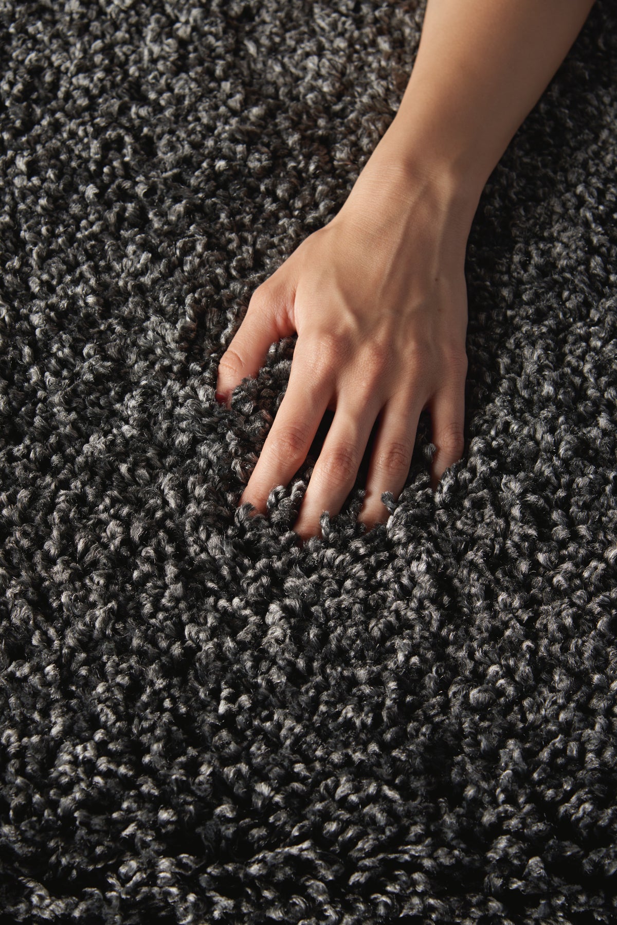 Malibu Shag MSG01 Dark Grey Rug
