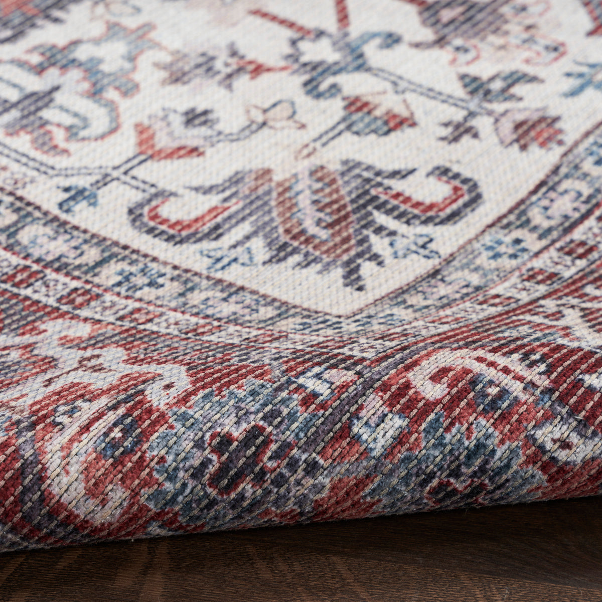 New Concept Washables SR104 Brick Ivory Rug