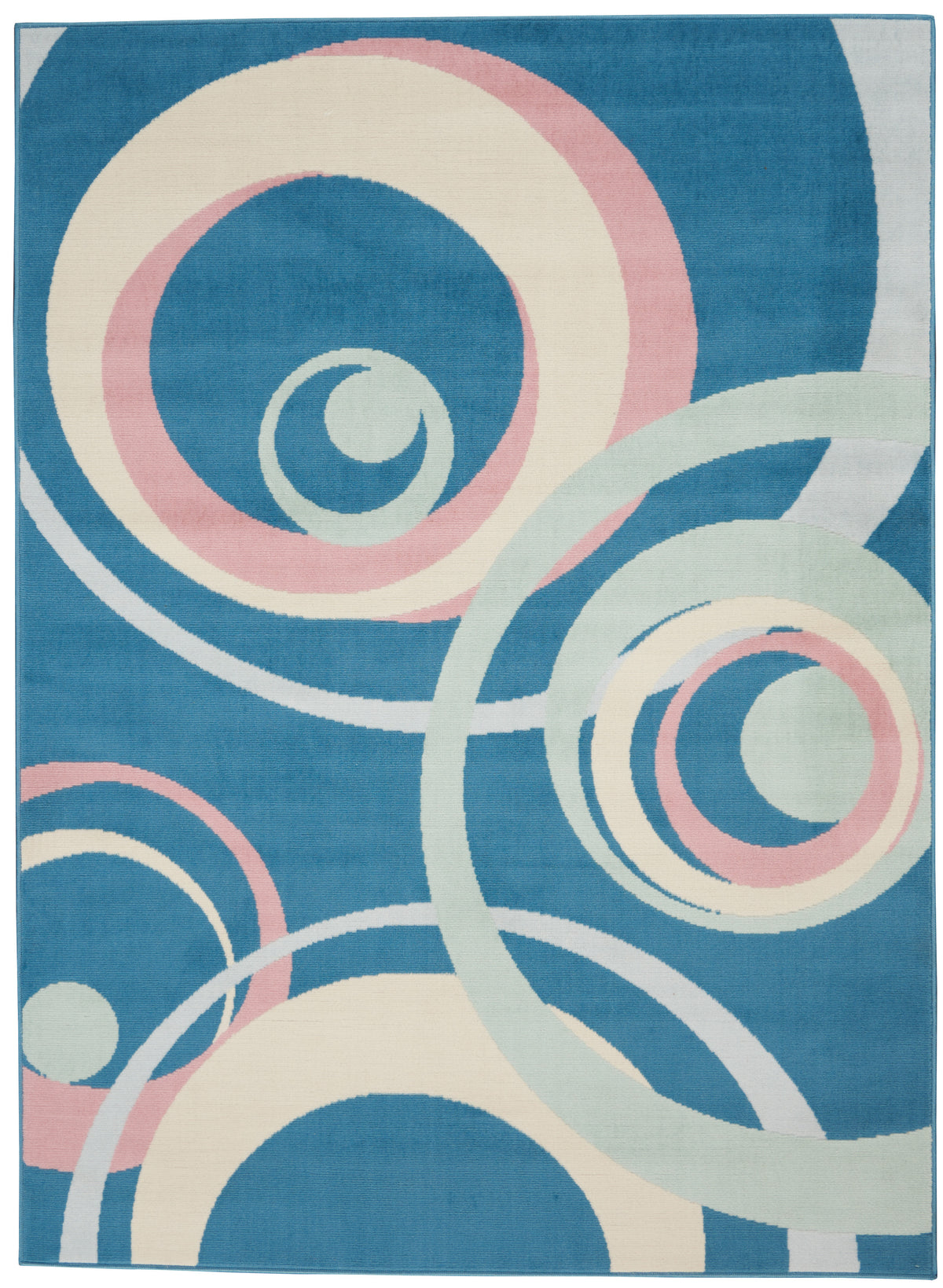 Grafix GRF21 Blue Multicolor Rug