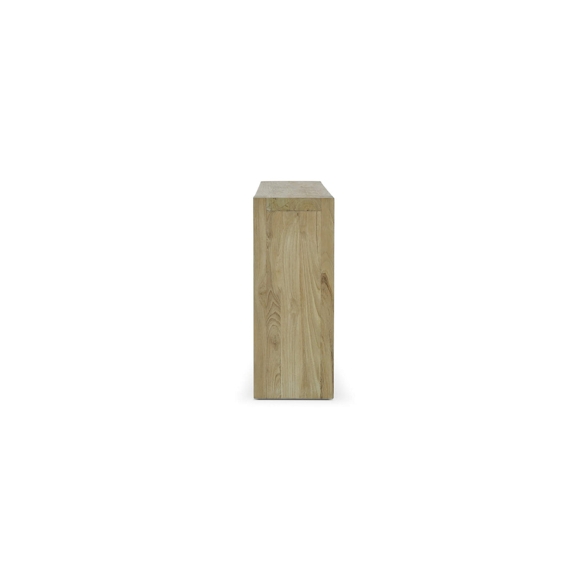 Tuscan Rustic Distressed Teak Console in Teak Natural w/ Weathered Teak Distressing