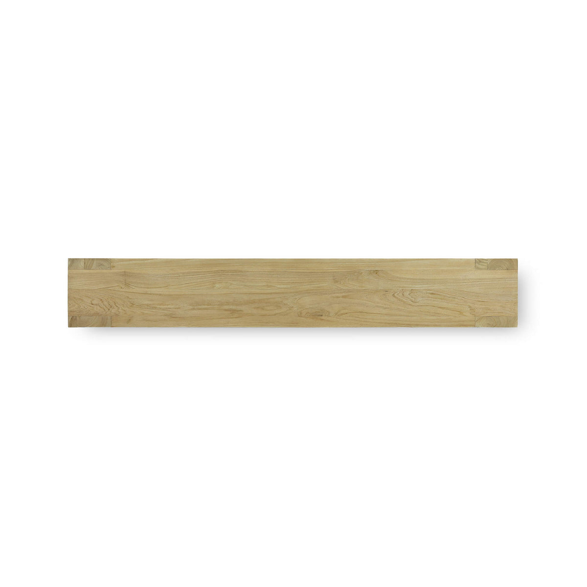 Tuscan Rustic Distressed Teak Console in Teak Natural w/ Weathered Teak Distressing