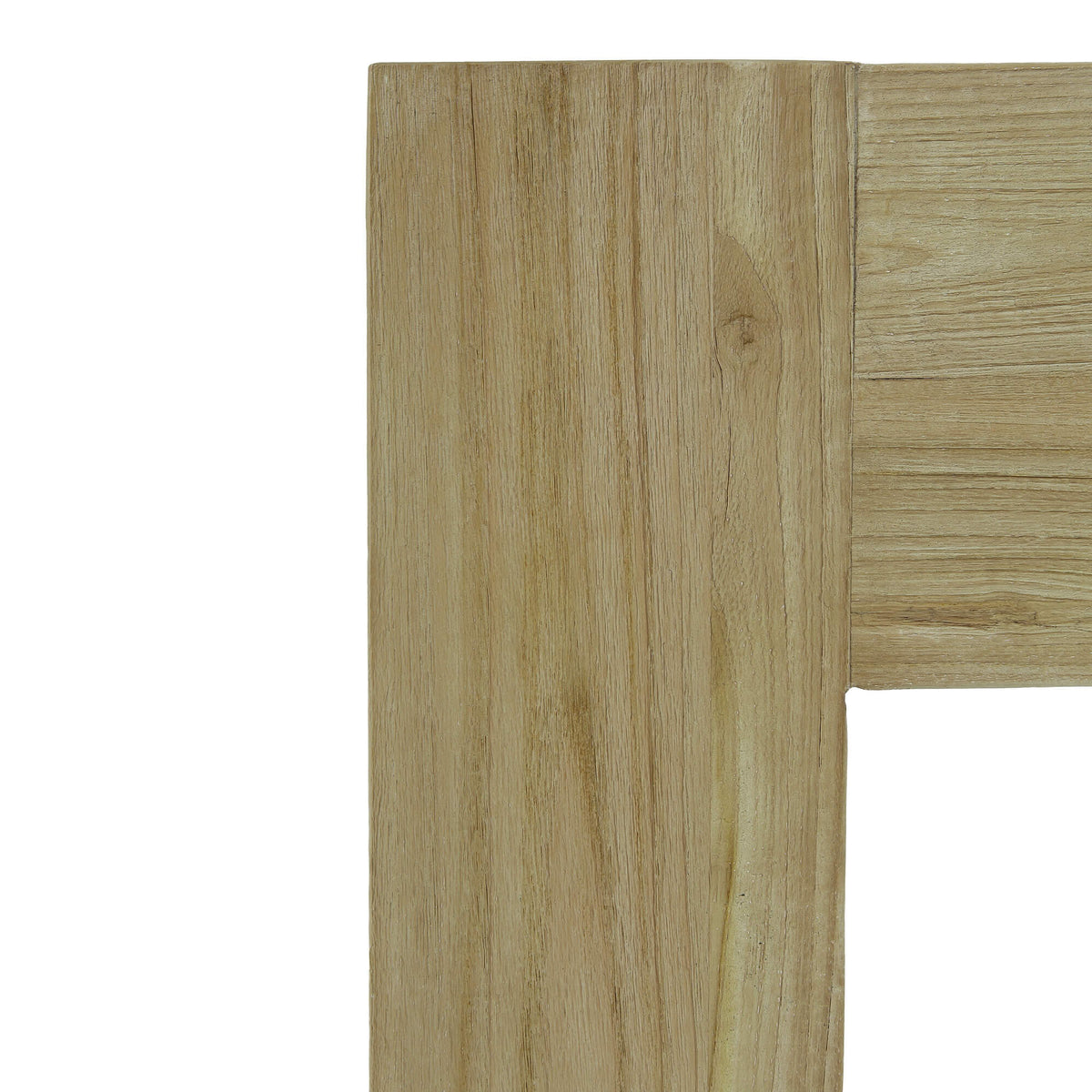 Tuscan Rustic Distressed Teak Console in Teak Natural w/ Weathered Teak Distressing