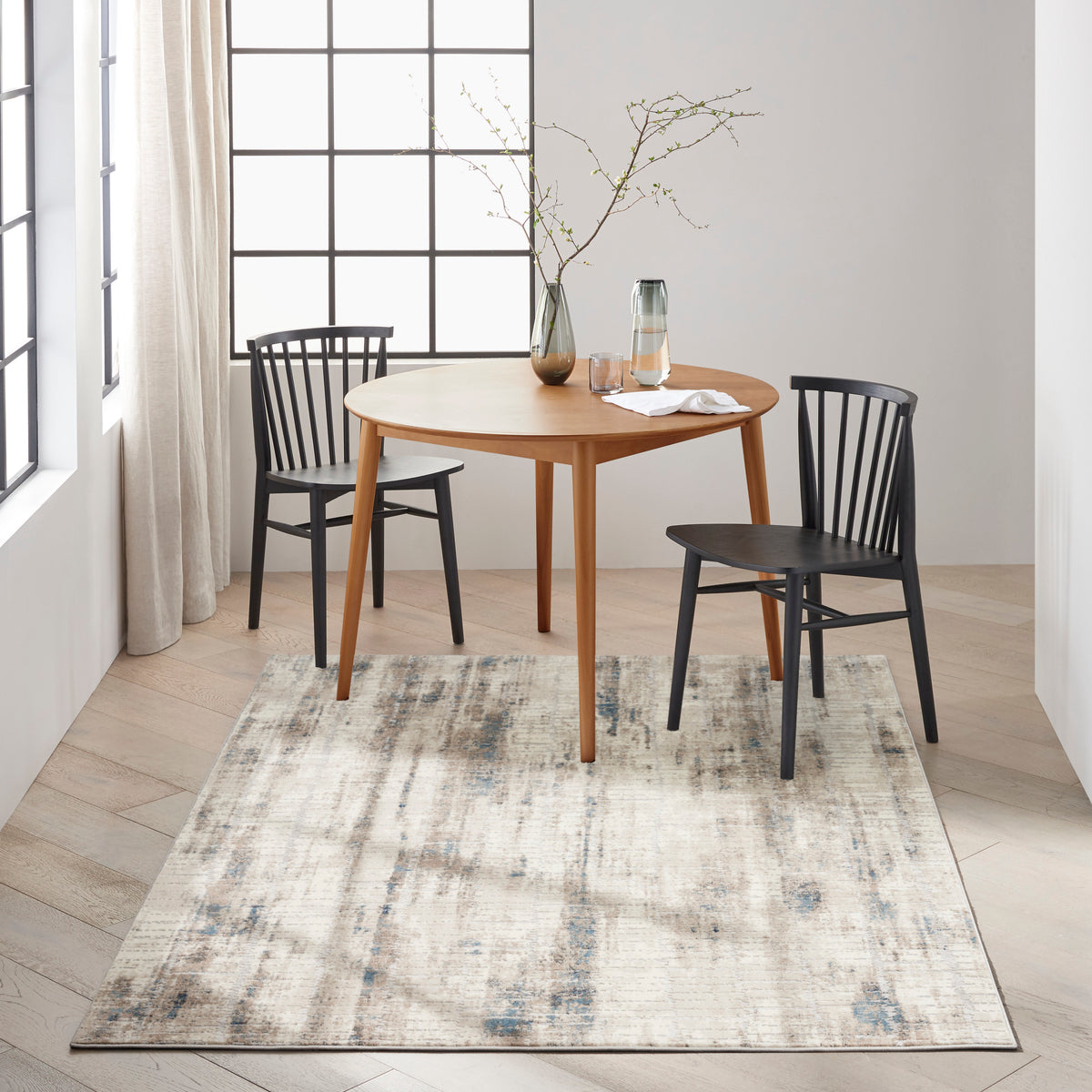 CK022 Infinity IFN02 Ivory Grey Blue Rug