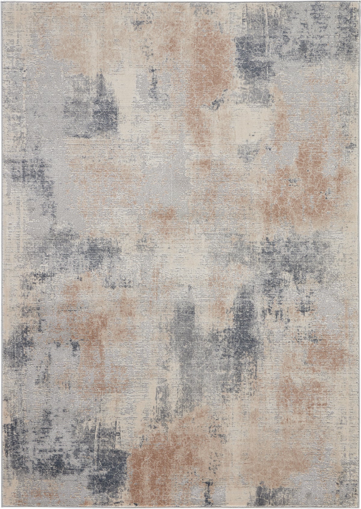 Rustic Textures RUS02 Beige Grey Rug