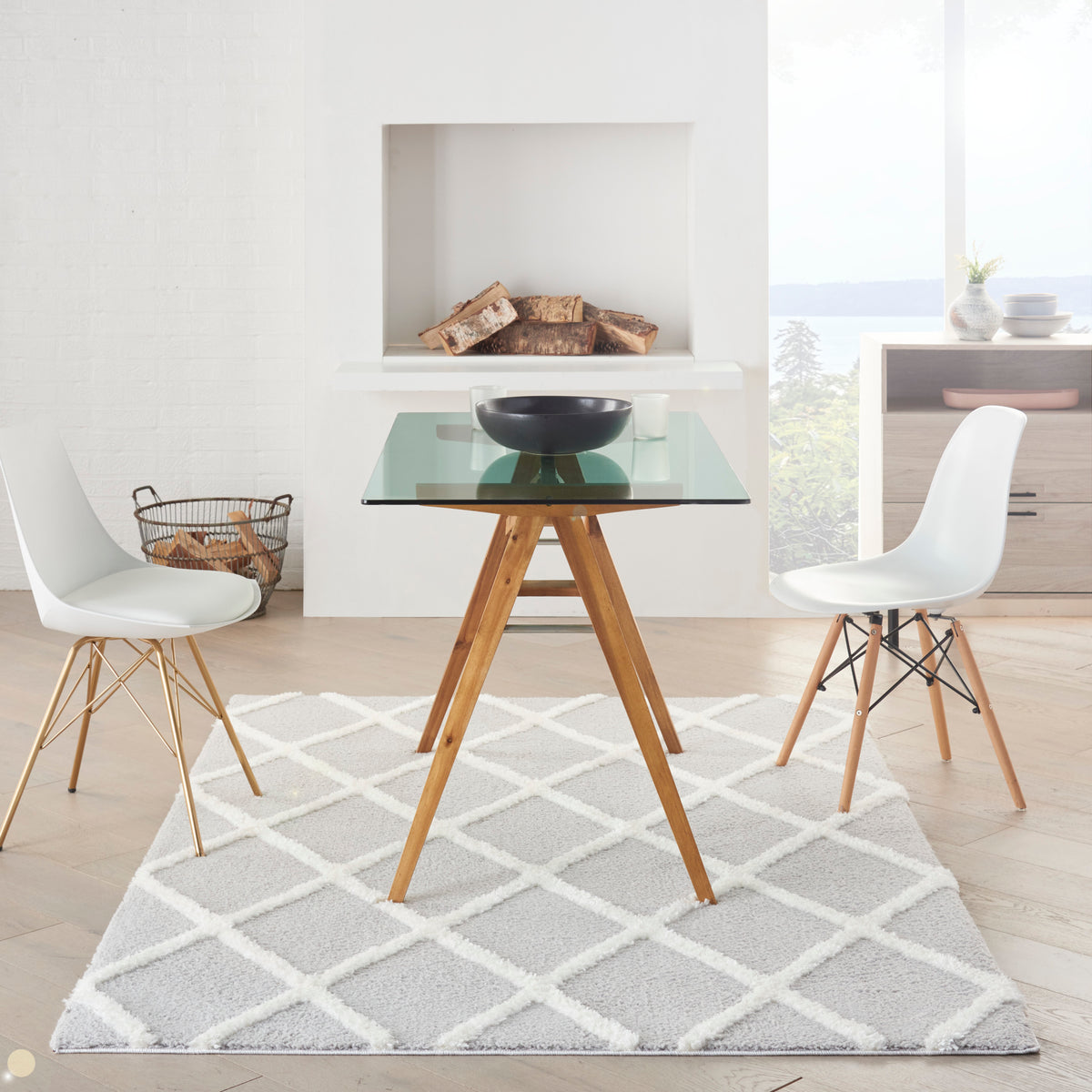 Feather Soft FEA01 Grey Ivory Rug