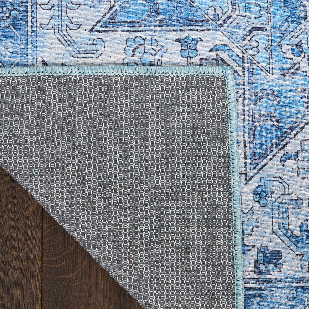 Nourison Washables NWB15 Blue Rug