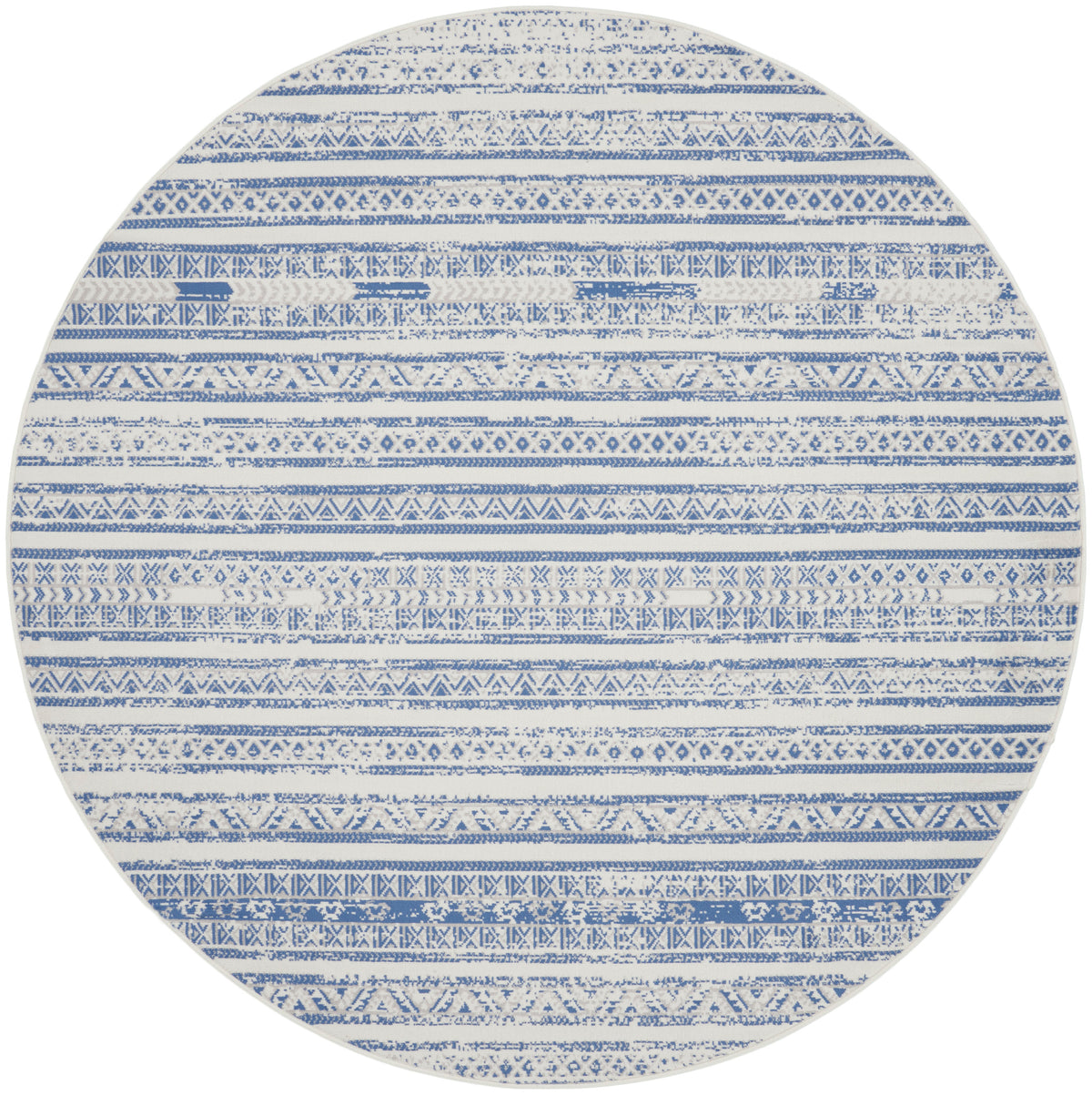 Whimsicle WHS16 Ivory Blue Rug