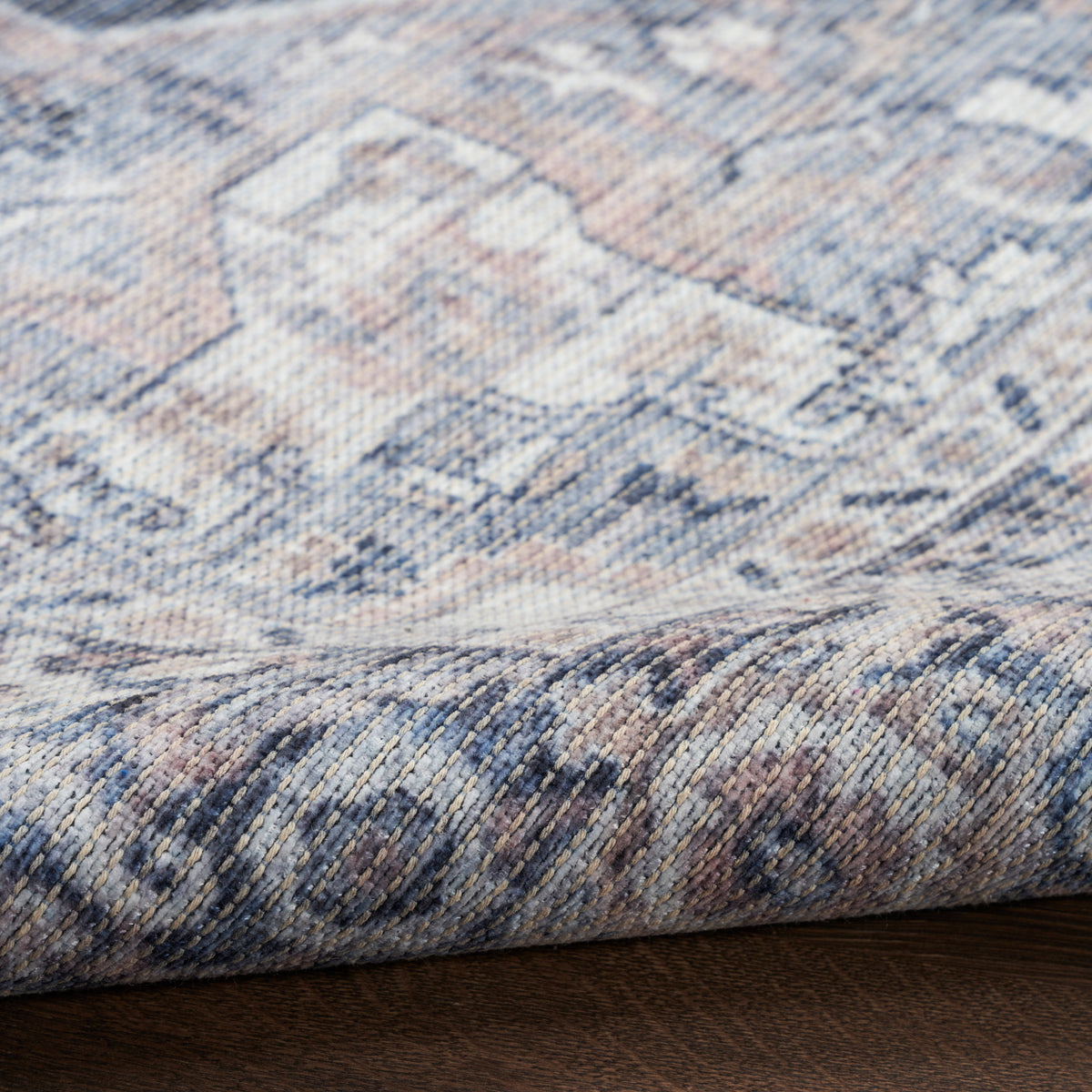New Concept Washables SR101 Ivory Navy Rug