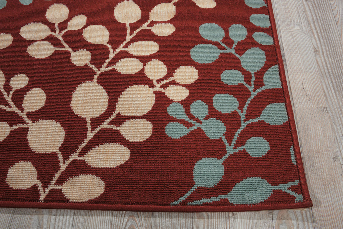 Caribbean CRB01 Rust Rug