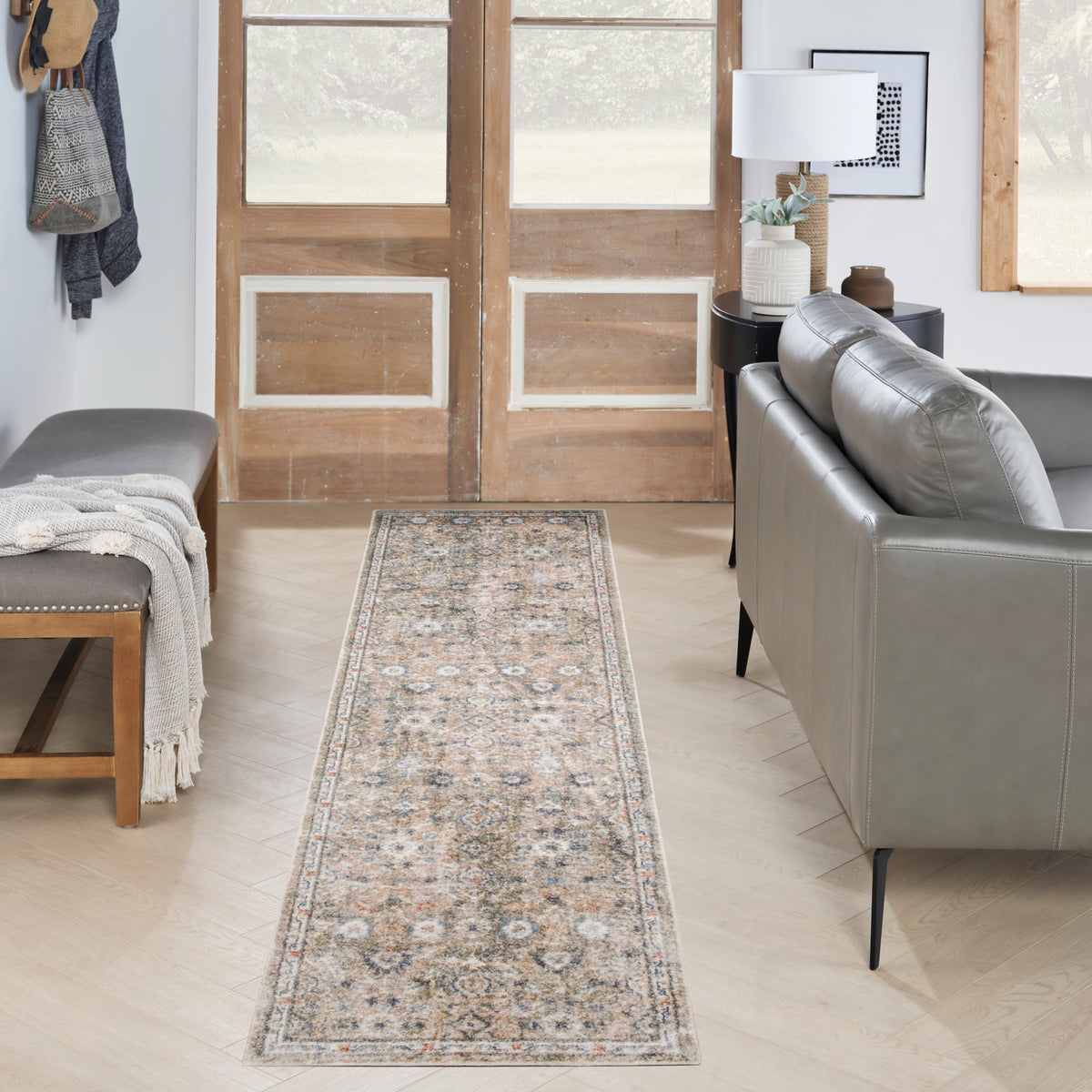Astra Machine Washable ASW16 Silver Taupe Rug