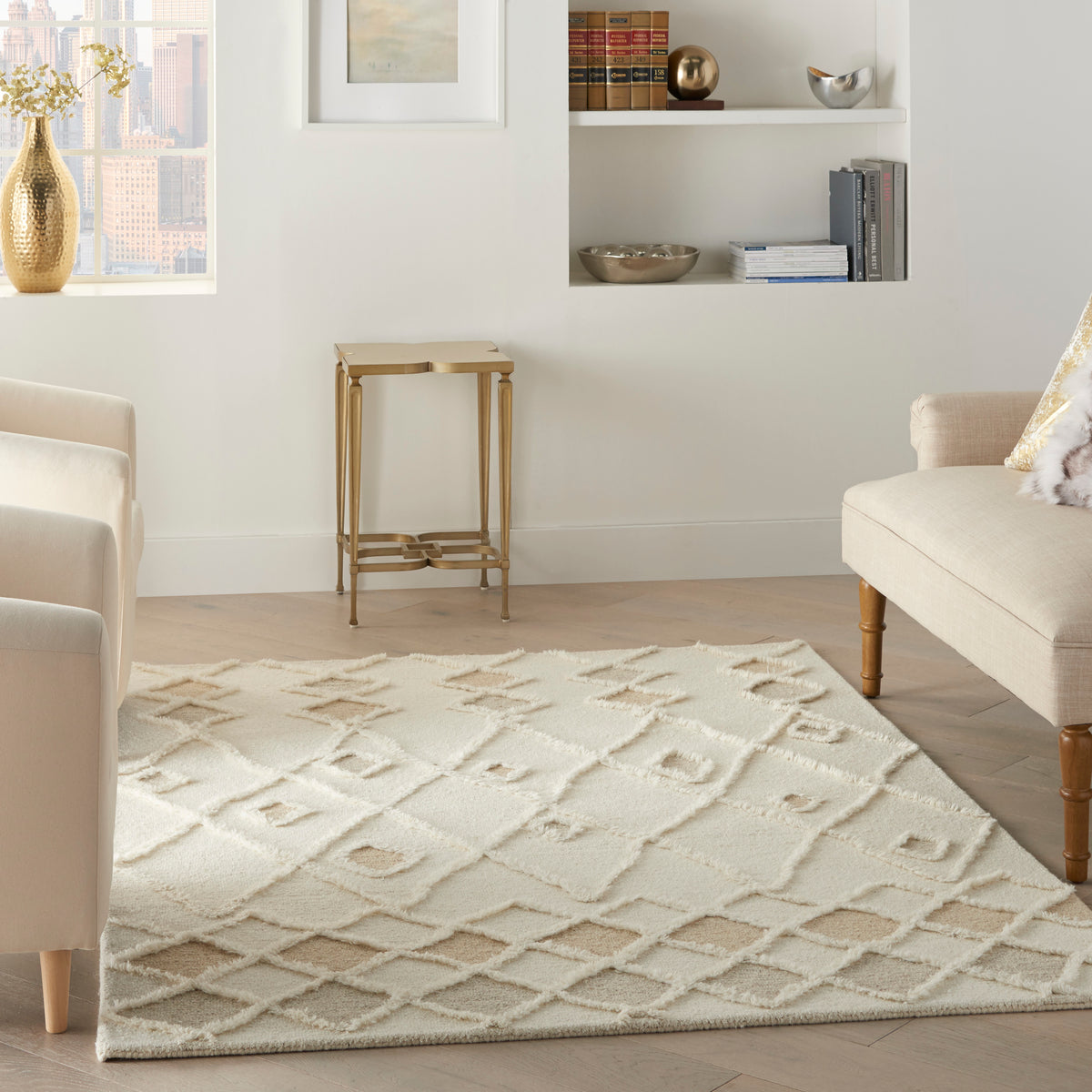 Moroccan Court MCT01 Ivory Rug