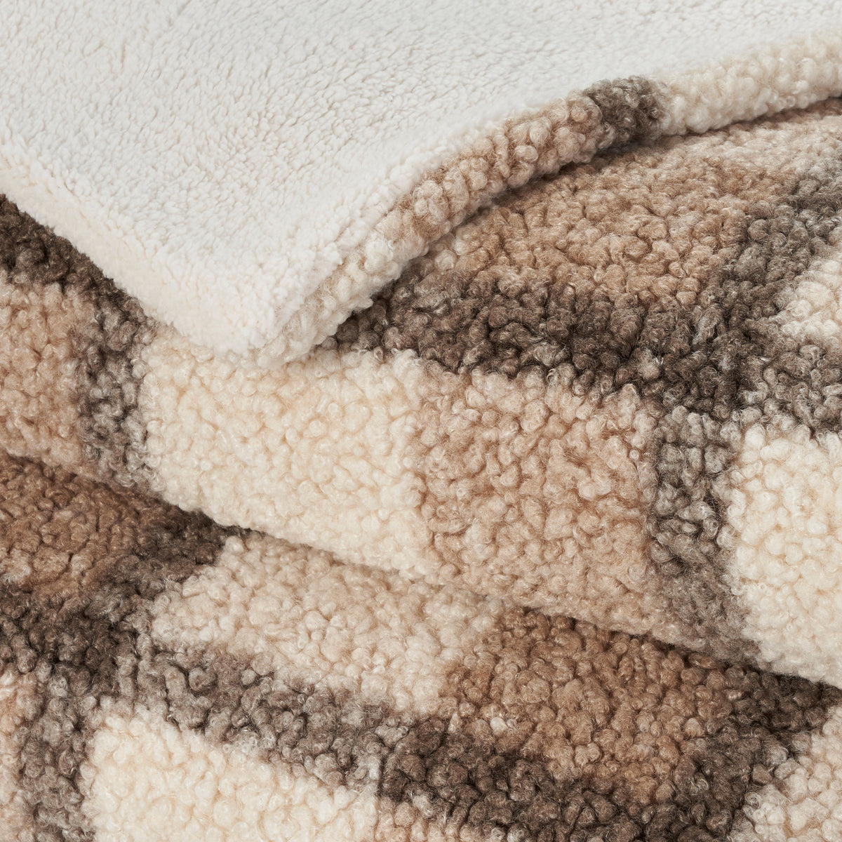 Faux Fur RD320 Brown 50" x 60" Throw Blankets