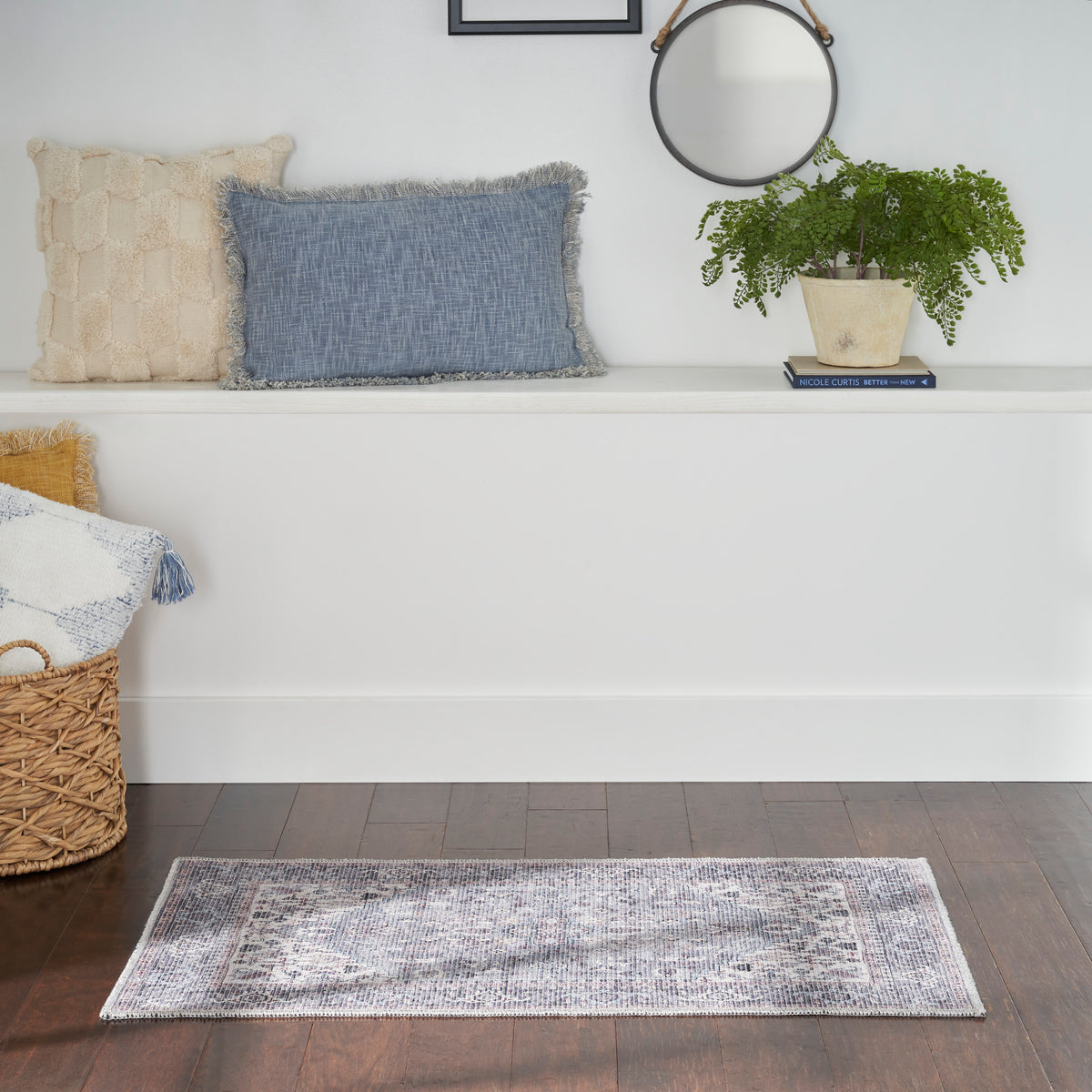 New Concept Washables SR104 Grey Rug
