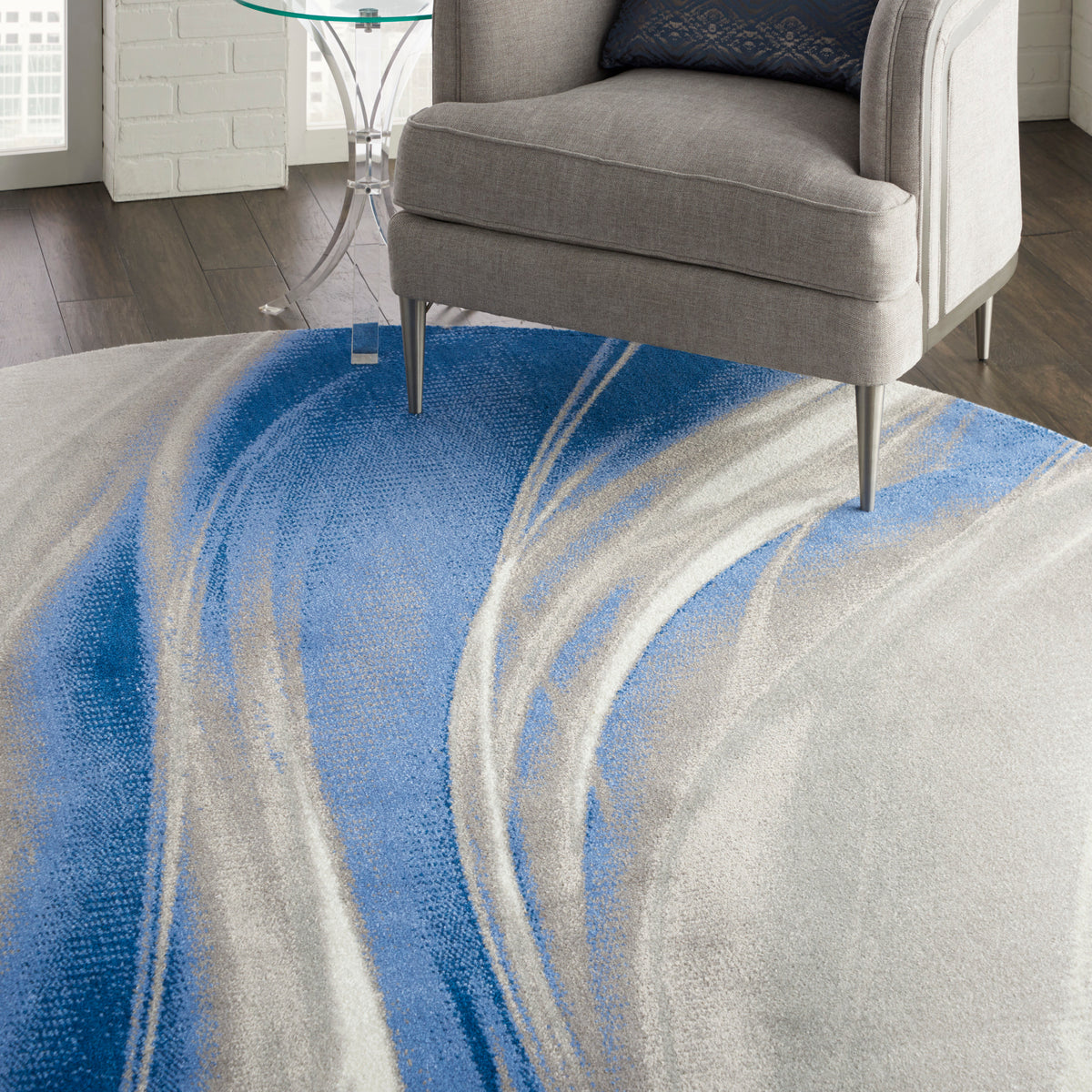 Twilight TWI28 Ivory Grey Blue Rug