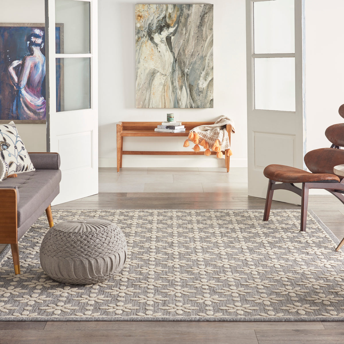 Cozumel CZM03 Grey Rug
