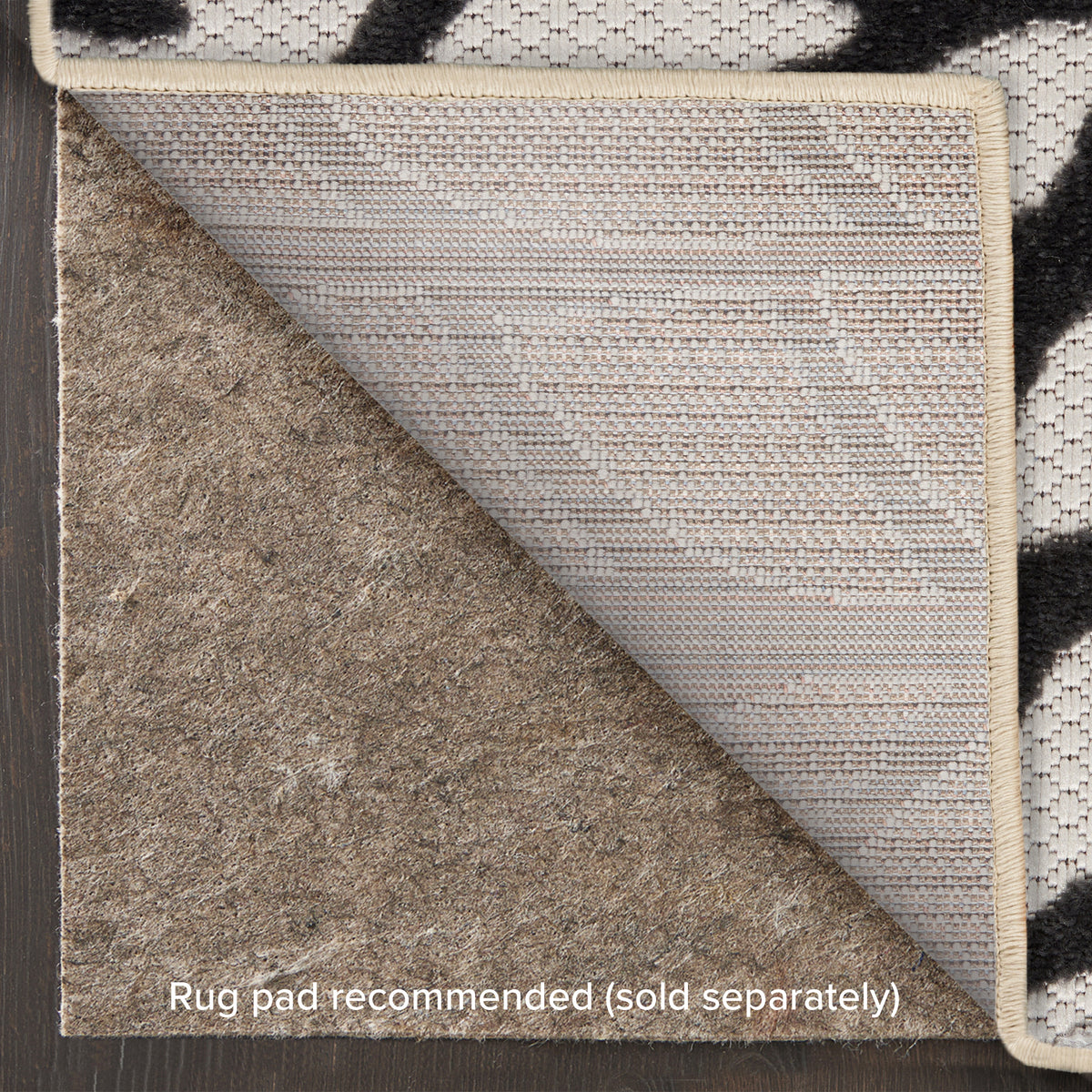 Aloha ALH05 Black White Rug