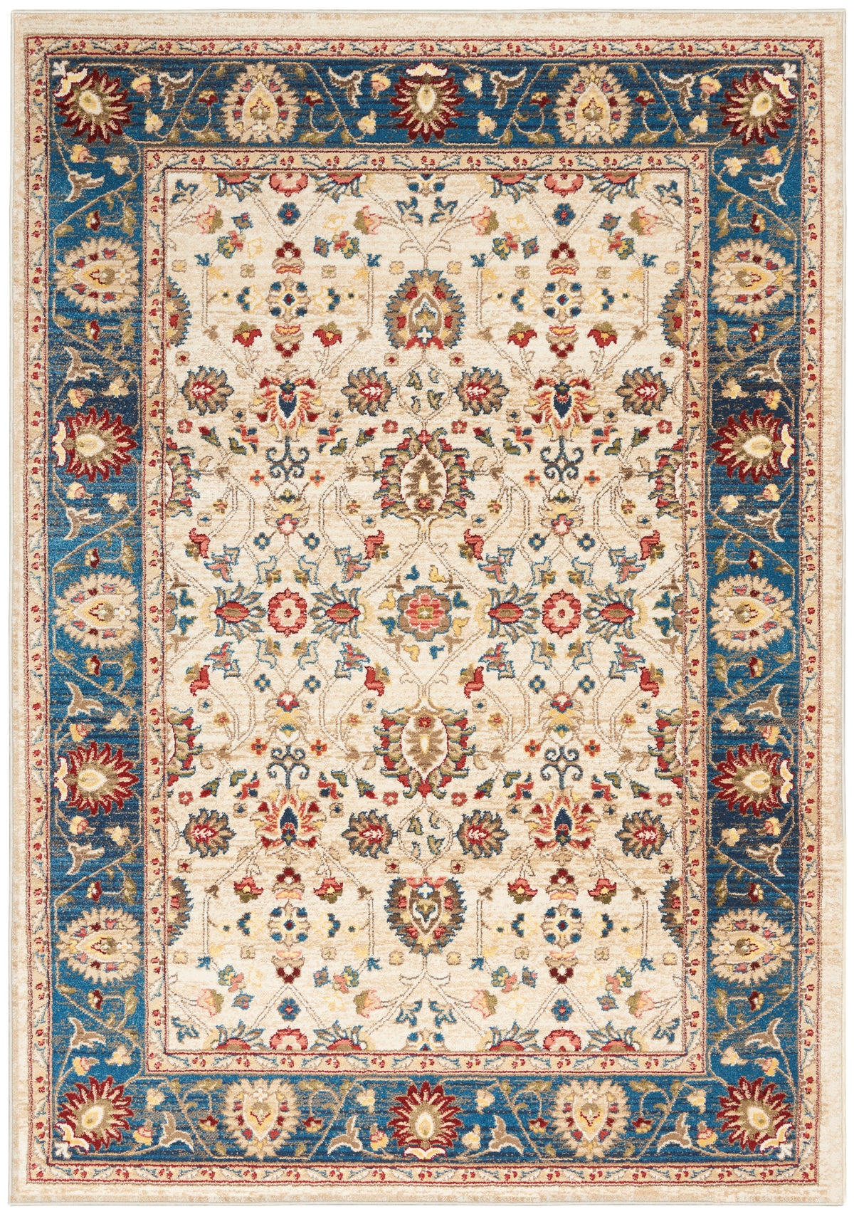 Karisma KAR01 Ivory Blue Rug