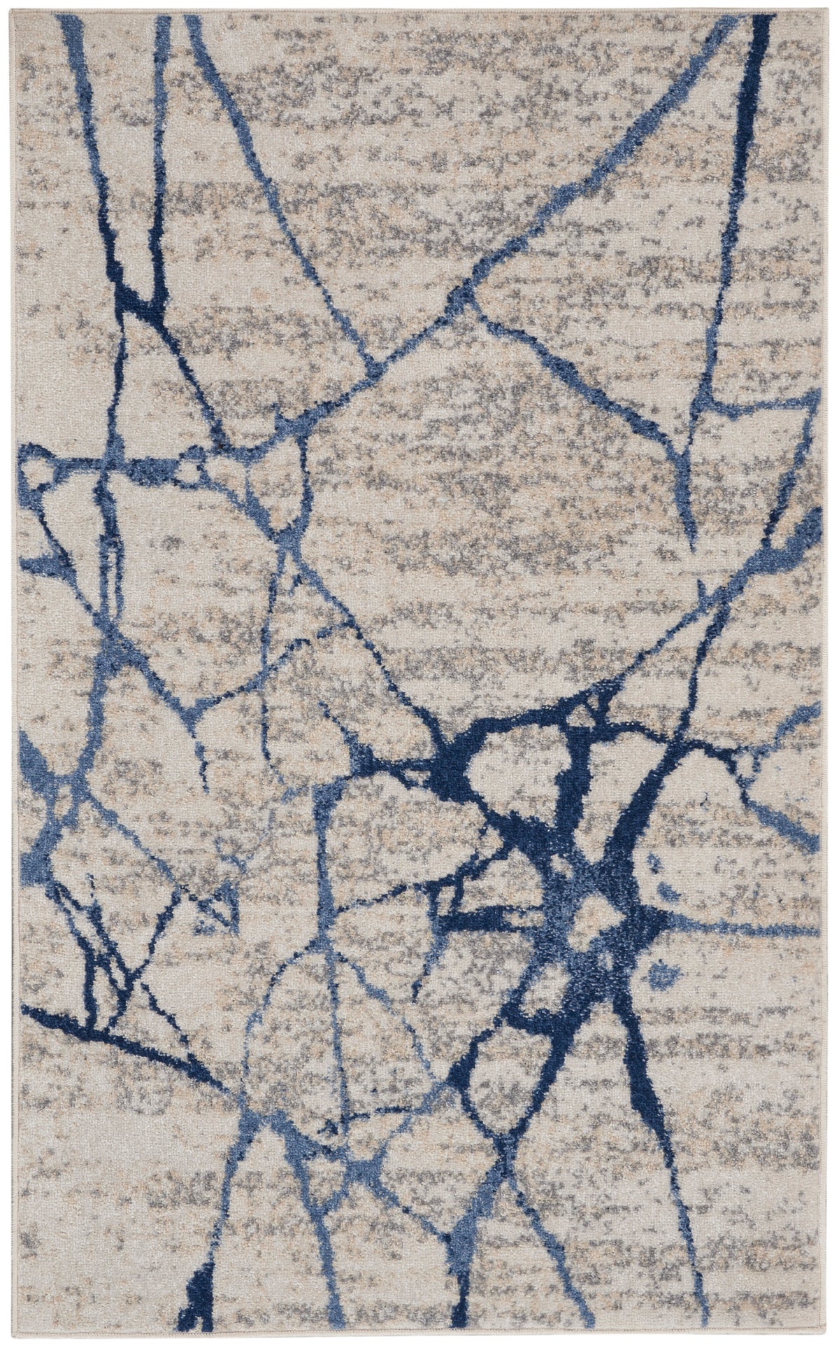 River Flow RFV05 Ivory Blue Rug