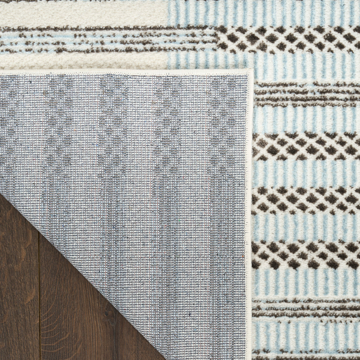 Nordic NRC15 Ivory Blue Rug