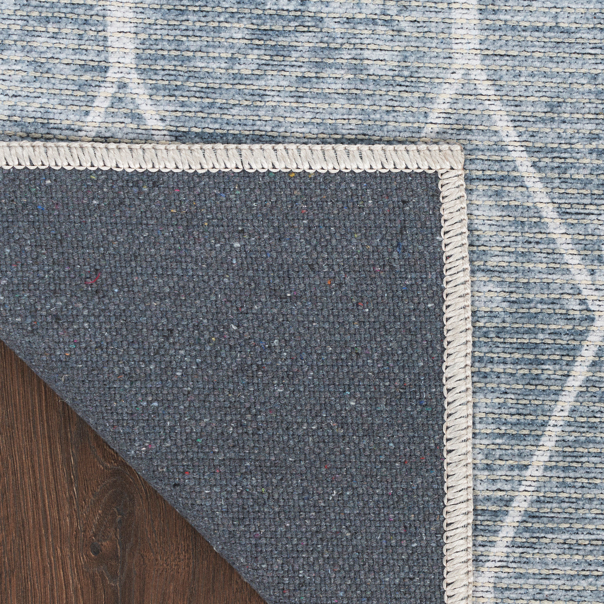 New Concept Washables SR107 Blue Grey Rug