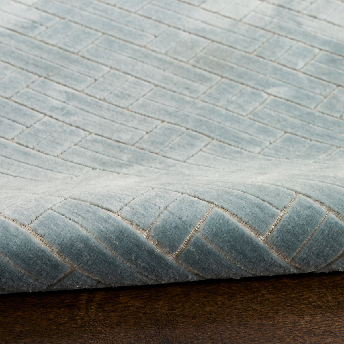 Washable Charm WCH02 Blue Ivory Rug