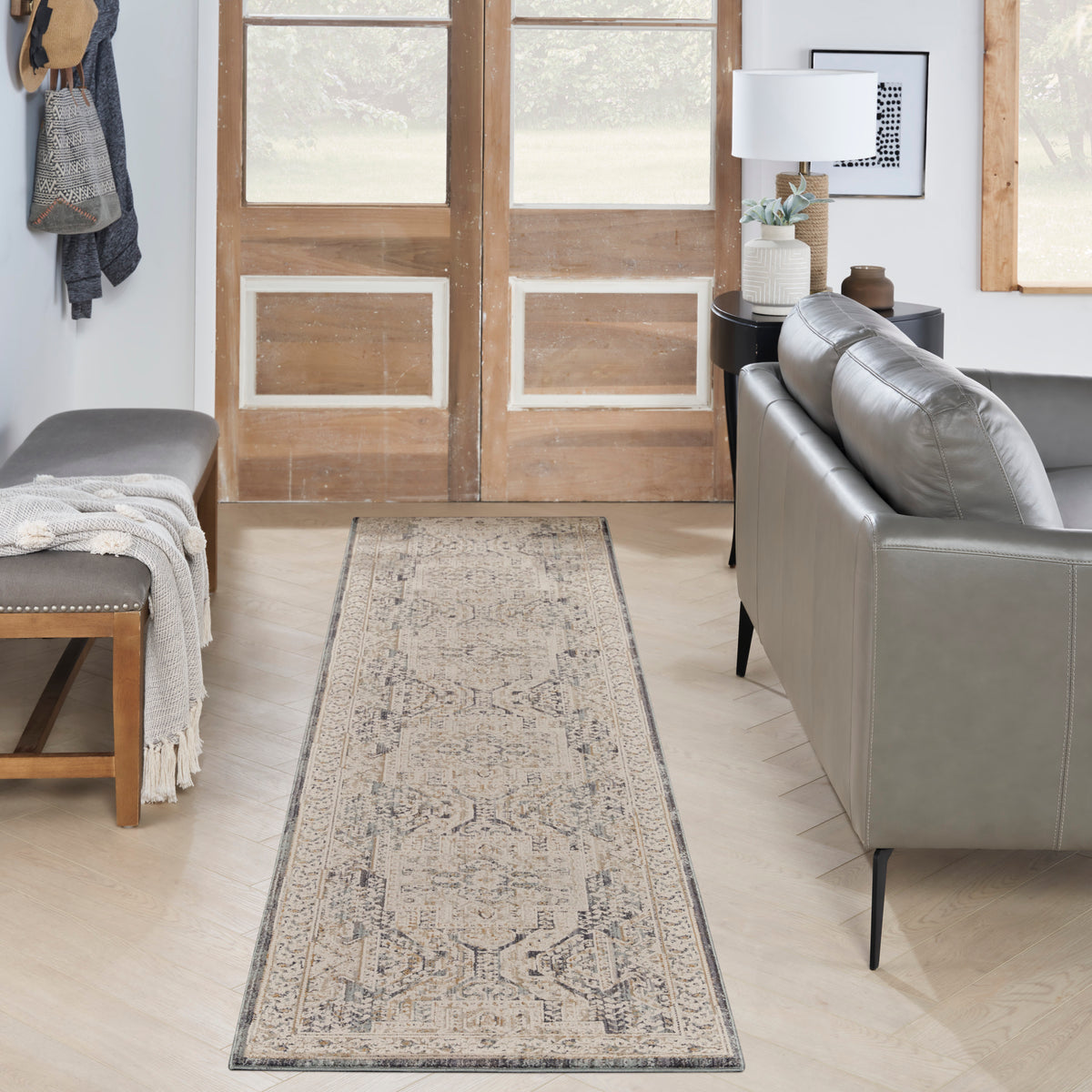Lynx LNX01 Ivory Charcoal Rug