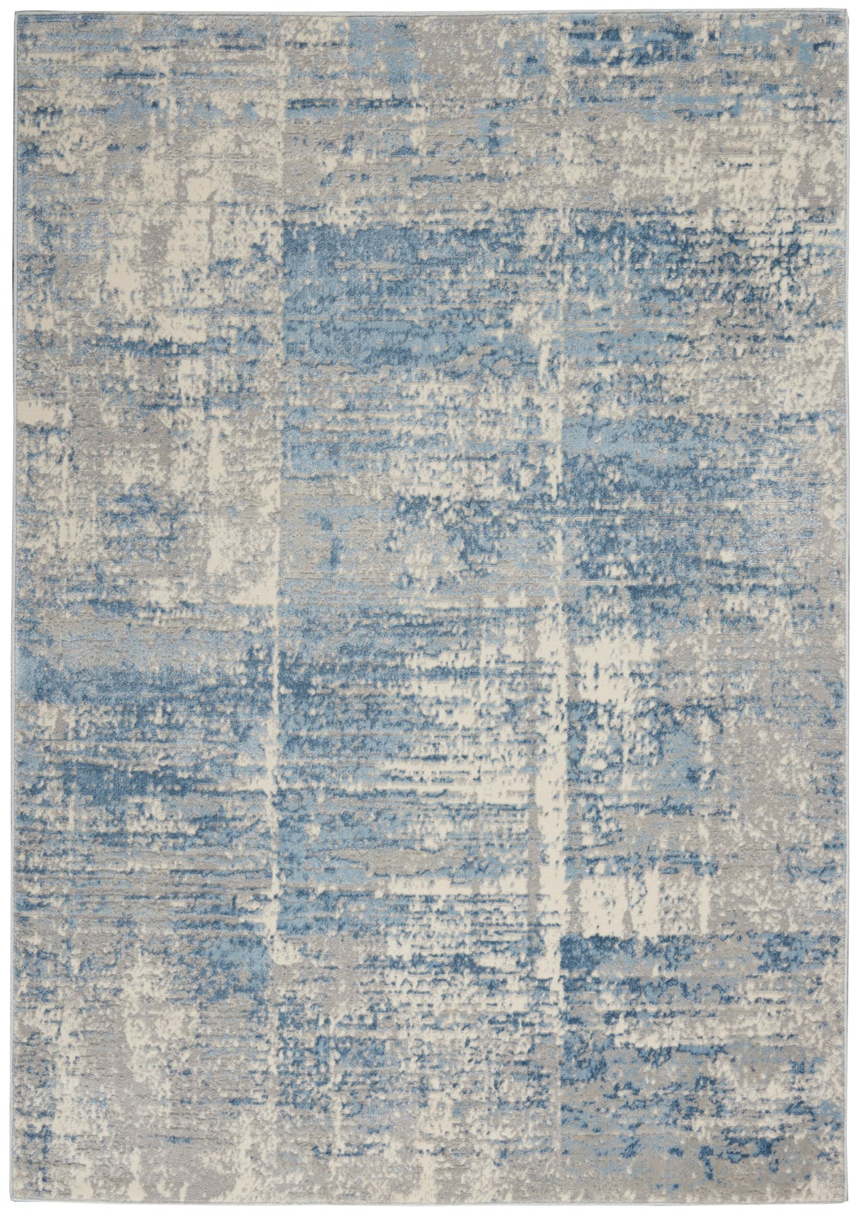 Solace SLA02 Ivory Grey Blue Rug