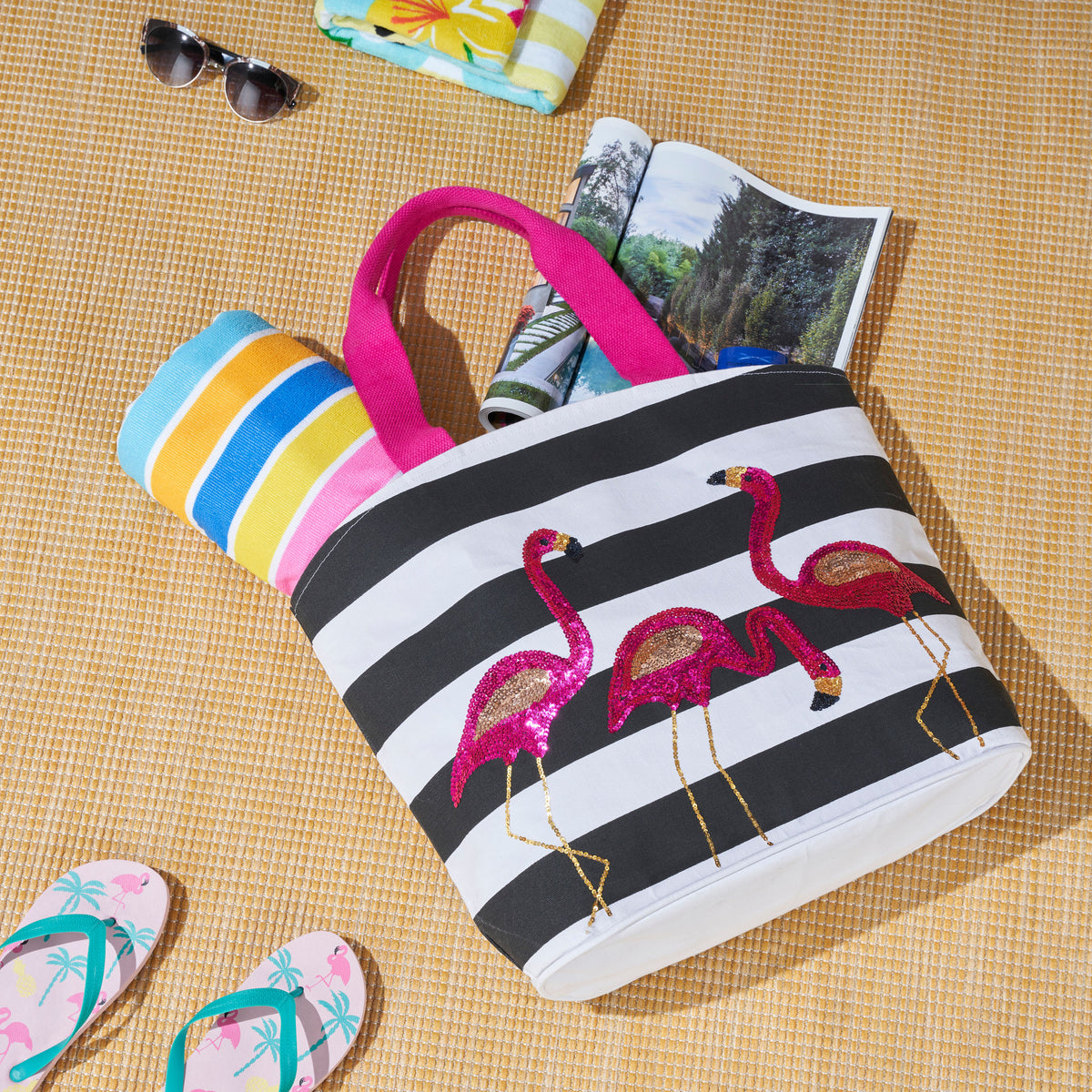 Handbags & Crossbody KV147 Black White 22" x 15" x 6" Bags
